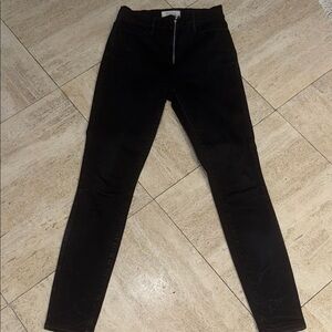 PacSun Women's Black super highrise Skinny Jeans